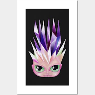 Crown Chakra Girl Posters and Art